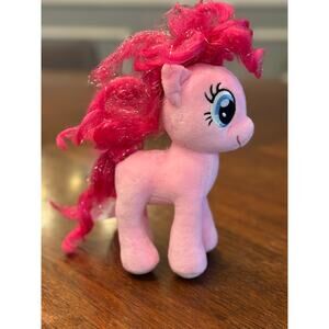 My Little Pony Pinkie Pie TY Sparkle Beanie Baby 2015 7" Plush CLEAN Balloons